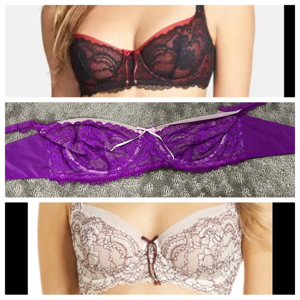 Skarlett Blue Purple Lace Underwire Bra